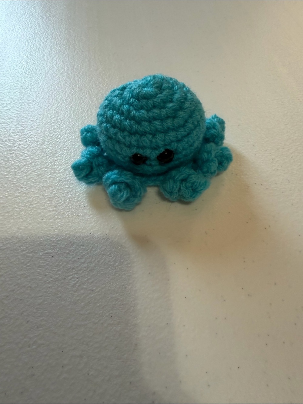 Handmade Teal Crochet Octopus Plush